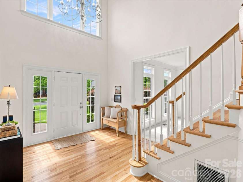 1012 Easthampton Lane, Waxhaw, NC 28173.  MLS# CAR4406705, YatesRealty ID 43403. Entrance.  two story foyer.