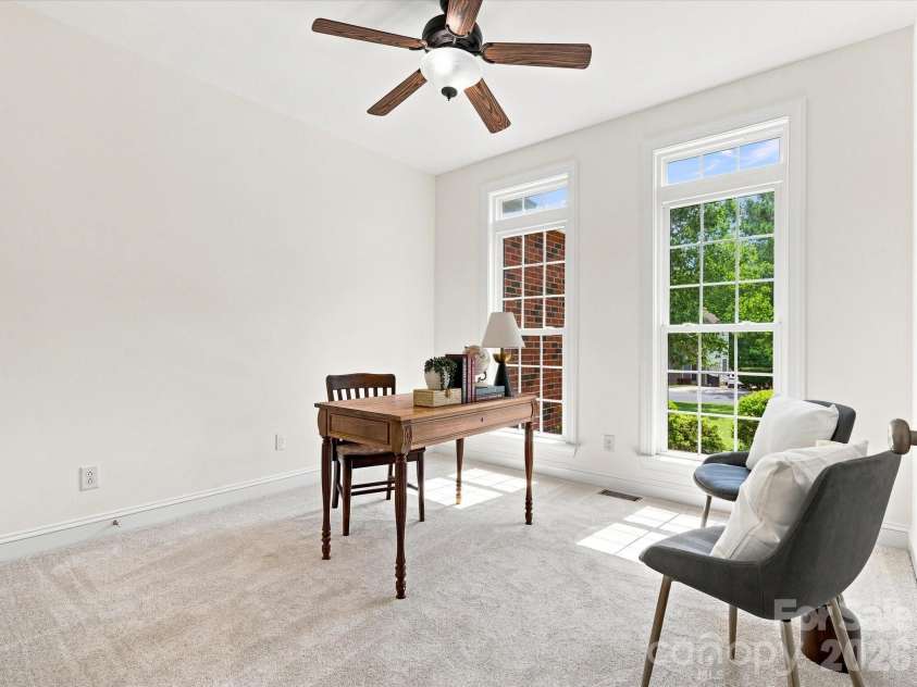 1012 Easthampton Lane, Waxhaw, NC 28173.  MLS# CAR4406705, YatesRealty ID 43403. Office with french doors, closet, could function as 6th bed on main level with full bath close by.