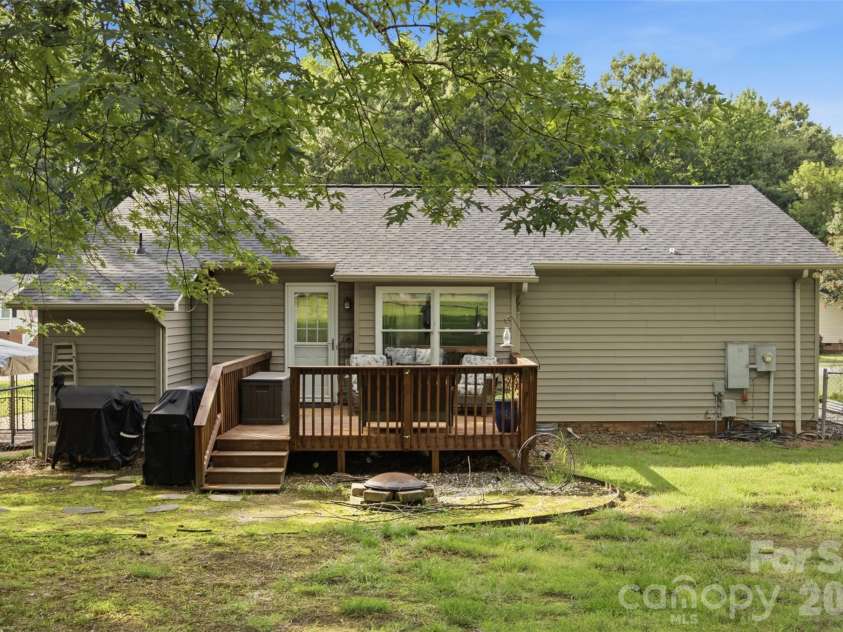 165 Obrien Place, Concord, NC 28025.  MLS# CAR4411507, YatesRealty ID 43408. Exterior Back