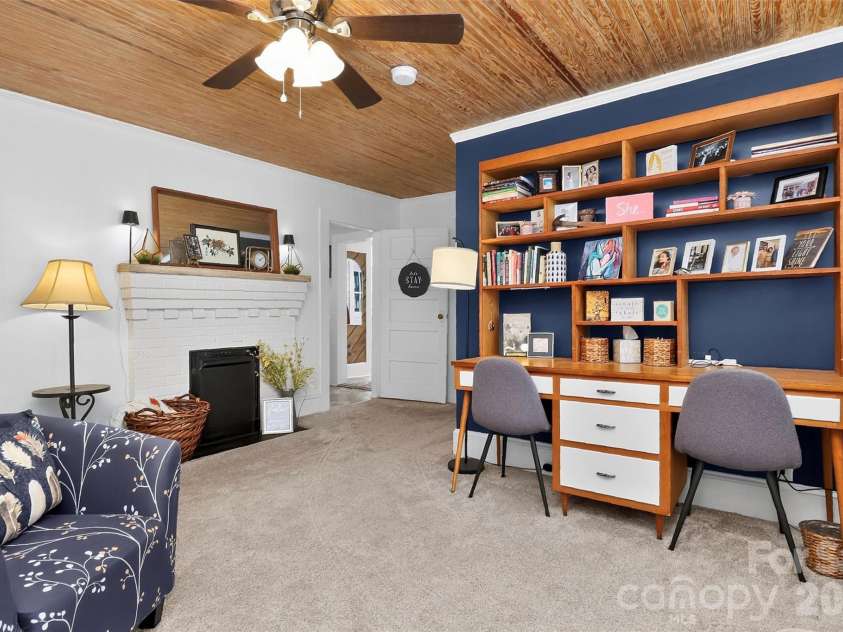 410 Chapel Street, China Grove, NC 28023.  MLS# CAR4413316, YatesRealty ID 43421. Den/Office w/ fp