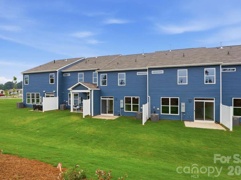 108 Pointer Trail, Troutman, NC 28166.  MLS# CAR4407688, YatesRealty ID 43423. Rear of homes