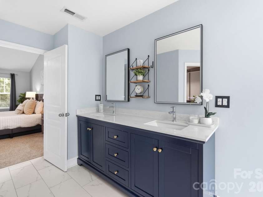 4012 Magna Lane, Indian Trail, NC 28079.  MLS# CAR4406067, YatesRealty ID 43428. Dual Vanity Sinks