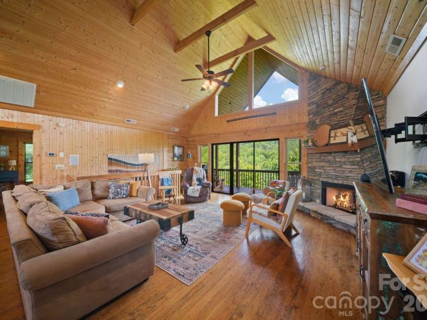 417 Garden Lane, Lake Lure, NC 28746.  MLS# CAR4411192, YatesRealty ID 43446. 