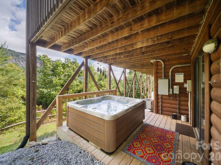 417 Garden Lane, Lake Lure, NC 28746.  MLS# CAR4411192, YatesRealty ID 43446. 