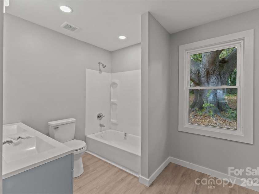 816 Miller Street, Gastonia, NC 28052.  MLS# CAR4297587, YatesRealty ID 4345. Right front bedroom/ virtually staged