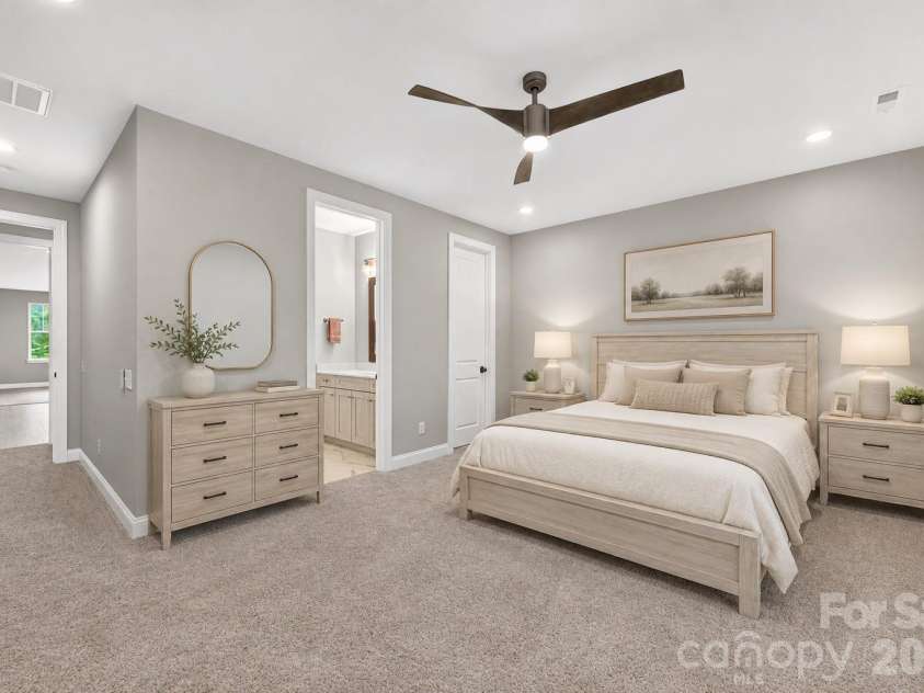 4008 Persimmon Road, Lancaster, SC 29720.  MLS# CAR4408518, YatesRealty ID 43455. Virtually staged upstairs bedroom