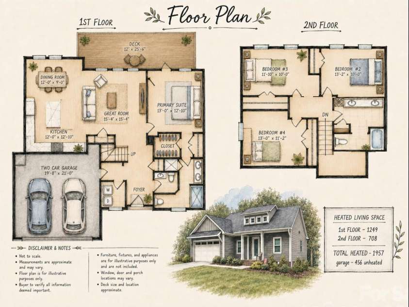 9841 Rich Hatchet Road, Huntersville, NC 28078.  MLS# CAR4408500, YatesRealty ID 43459. Floor plan