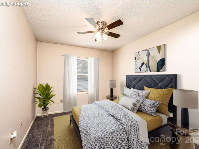 709 21st Avenue, Hickory, NC 28601.  MLS# CAR4276876, YatesRealty ID 4348. Bedroom 2 Virtually Staged
