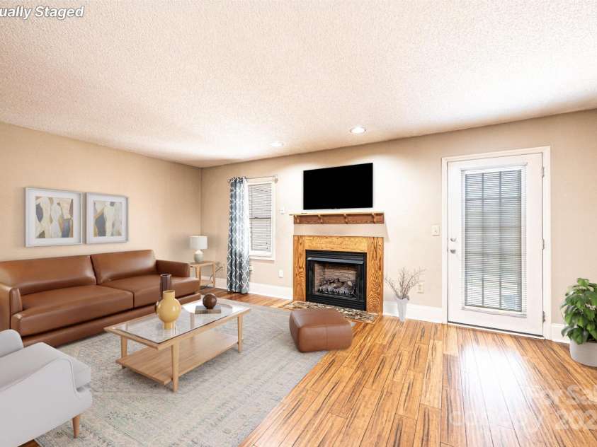 709 21st Avenue, Hickory, NC 28601.  MLS# CAR4276876, YatesRealty ID 4348. Living Room Virtually Staged
