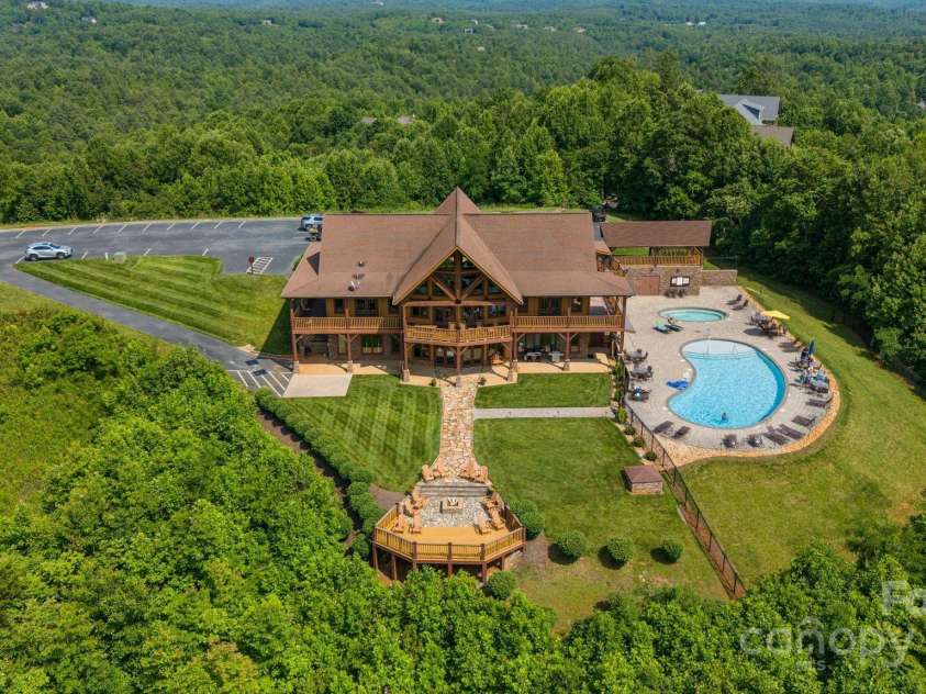 5626 Rocky Falls Lane, Lenoir, NC 28645.  MLS# CAR4266491, YatesRealty ID 435. Clubhouse with Pool