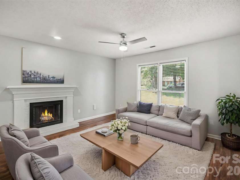 9720 Stillwater Lane, Mint Hill, NC 28227.  MLS# CAR4392489, YatesRealty ID 43501. Living Room *Virtually Staged*