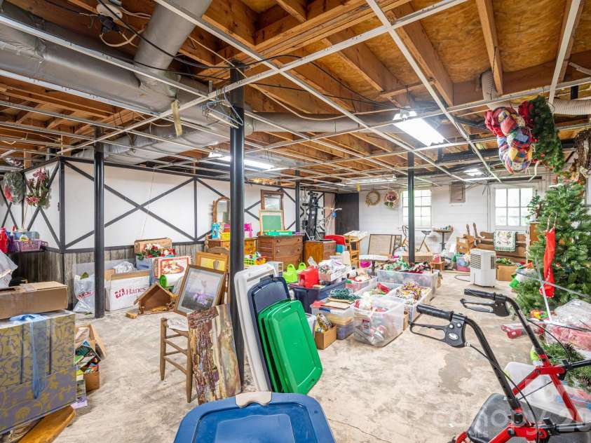 2542 NC 10 Highway, Conover, NC 28613.  MLS# CAR4412366, YatesRealty ID 43502. Unfinished basement