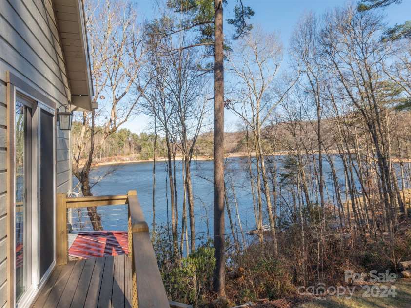 1679 Woods Mountain Trail, Cullowhee, NC 28723.  MLS# CAR4206125, YatesRealty ID 4351. Balcony directly off BR1