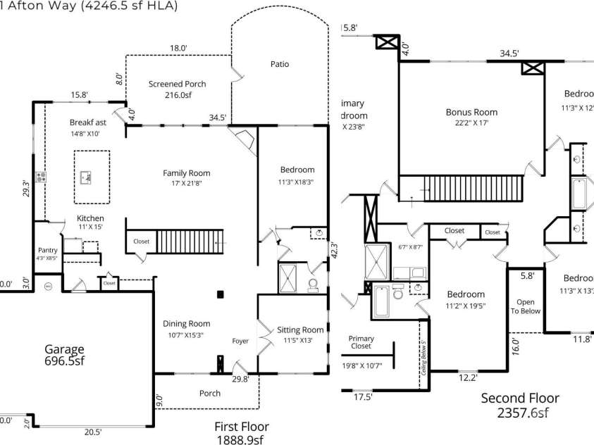 1621 Afton Way, Fort Mill, SC 29708.  MLS# CAR4406991, YatesRealty ID 43512. 