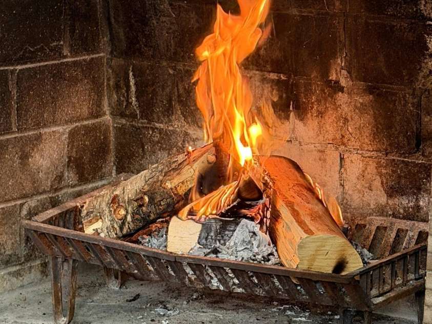 3 Forest Drive, Lexington, NC 27292.  MLS# CAR4342487, YatesRealty ID 4352. Woodburning Fireplace - Photo provided by seller due to weather. Updated Photos to come over the weekend.