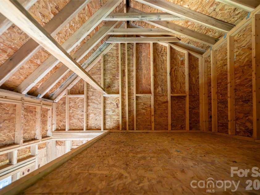 24 Gregory Hill Road, Fairview, NC 28730.  MLS# CAR4408771, YatesRealty ID 43545. Outbuilding Loft Area
