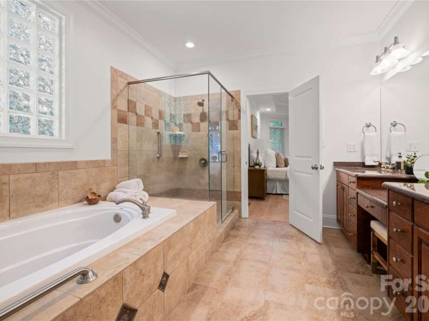 868 Savile Lane, Fort Mill, SC 29715.  MLS# CAR4409801, YatesRealty ID 43556. Primary bathroom