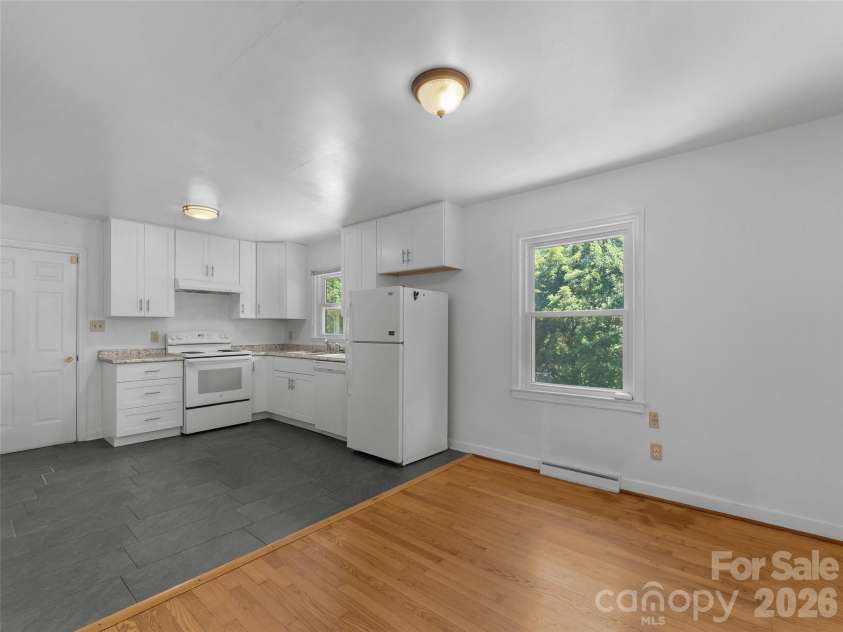 116 Candler School Road, Candler, NC 28715.  MLS# CAR4411959, YatesRealty ID 43563. Kitchen/Dining area
