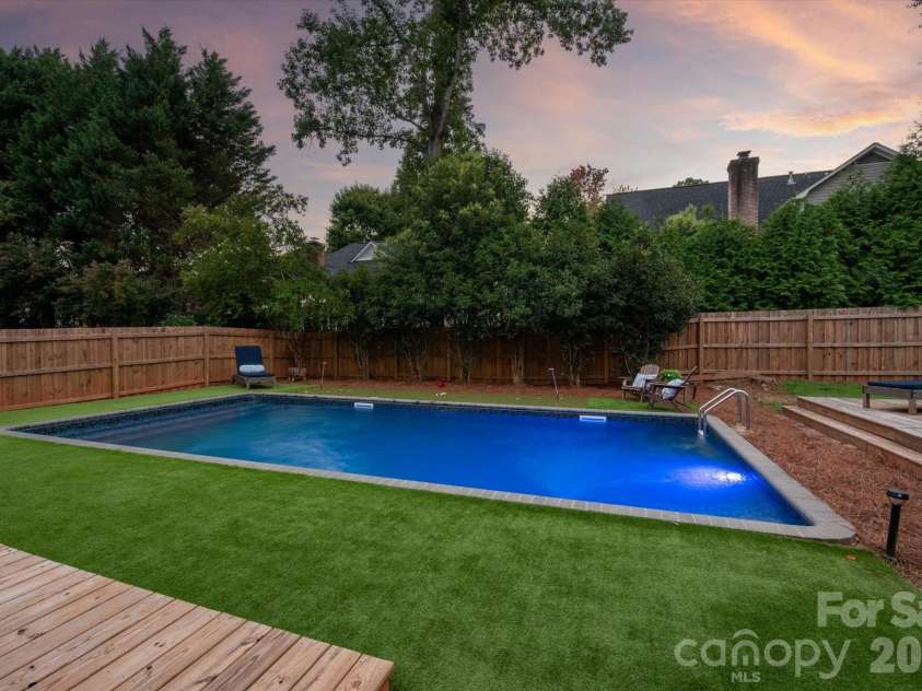 1235 Old Coach Lane, Rock Hill, SC 29732.  MLS# CAR4411196, YatesRealty ID 43586. A DREAM backyard