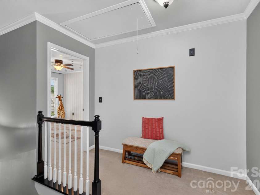 1235 Old Coach Lane, Rock Hill, SC 29732.  MLS# CAR4411196, YatesRealty ID 43586. Second story landing