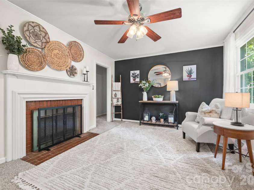 706 Unity Street, Fort Mill, SC 29715.  MLS# CAR4412427, YatesRealty ID 43597. With a cozy fireplace