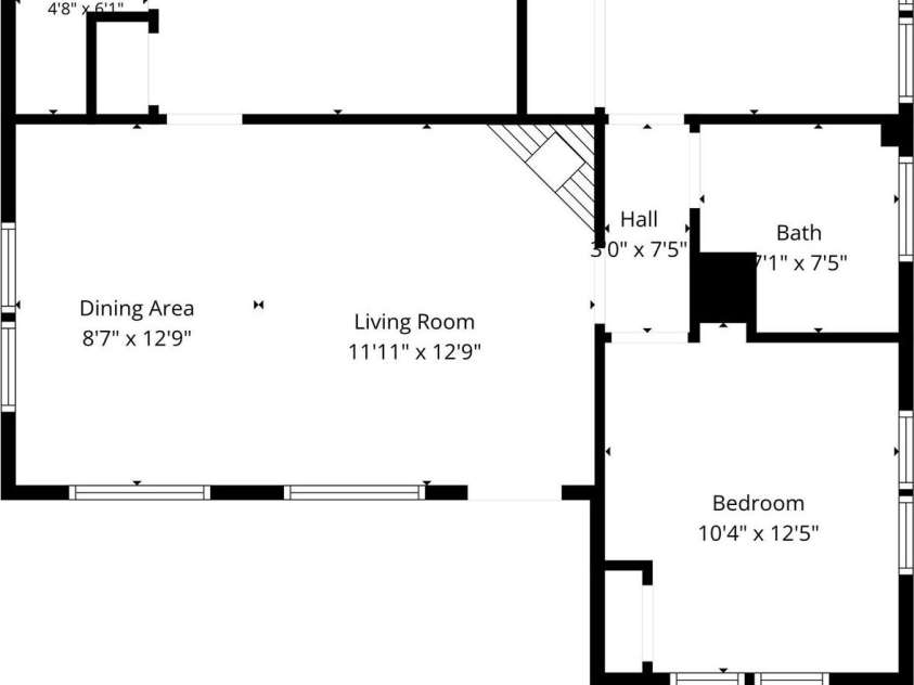 38 Mitchell Avenue, Asheville, NC 28806.  MLS# CAR4412545, YatesRealty ID 43598. Floor plan