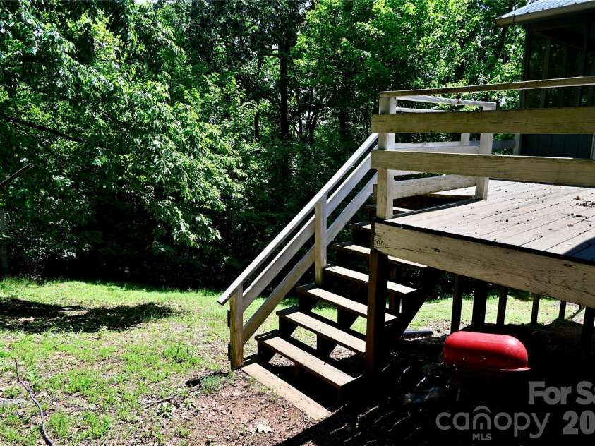 3166 Holly Road, Connelly Springs, NC 28612.  MLS# CAR4411040, YatesRealty ID 43604. Rear Deck