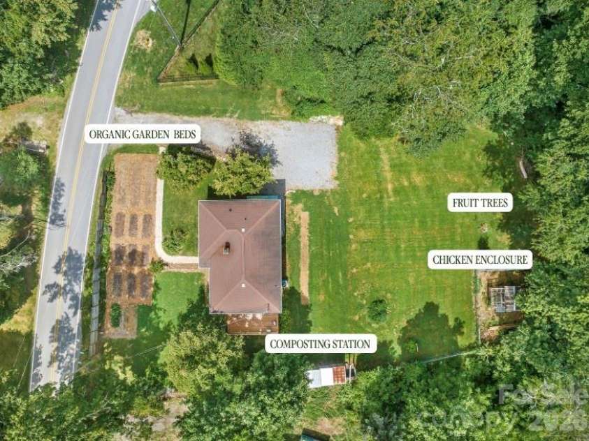 104 Justice Ridge Road, Candler, NC 28715.  MLS# CAR4396545, YatesRealty ID 43609. Hobby farm potential
