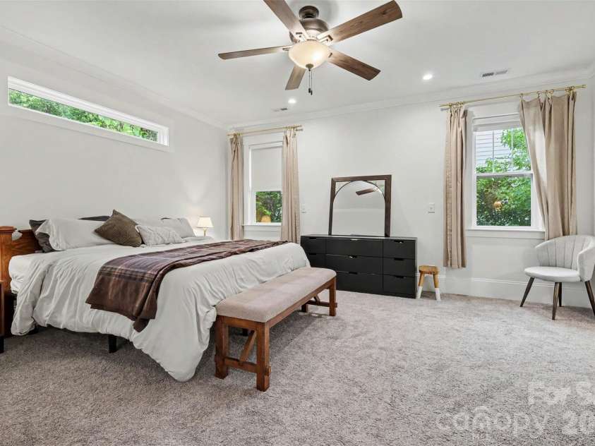 2409 Marlowe Avenue, Charlotte, NC 28208.  MLS# CAR4407568, YatesRealty ID 43611. Primary bedroom.
