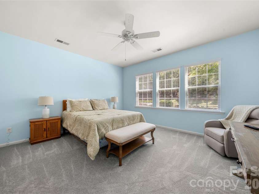 1601 Deer Meadows Drive, Waxhaw, NC 28173.  MLS# CAR4369779, YatesRealty ID 43620. Primary bedroom