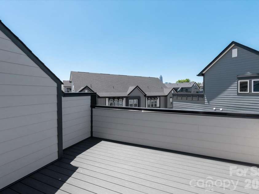 1341 Walter Taylor Way, Charlotte, NC 28206.  MLS# CAR4316241, YatesRealty ID 43621. Rooftop Terrace
