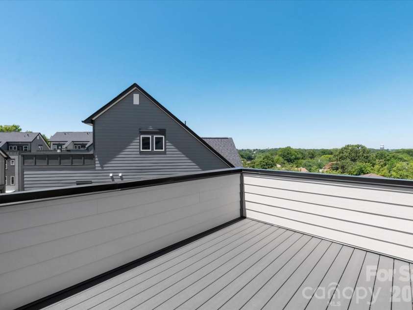 1341 Walter Taylor Way, Charlotte, NC 28206.  MLS# CAR4316241, YatesRealty ID 43621. Rooftop Terrace