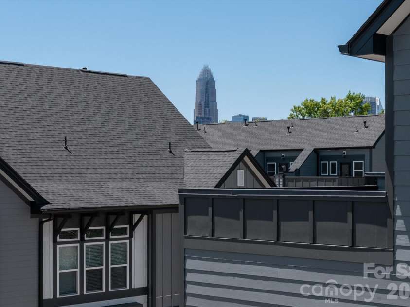 1341 Walter Taylor Way, Charlotte, NC 28206.  MLS# CAR4316241, YatesRealty ID 43621. Rooftop Terrace View