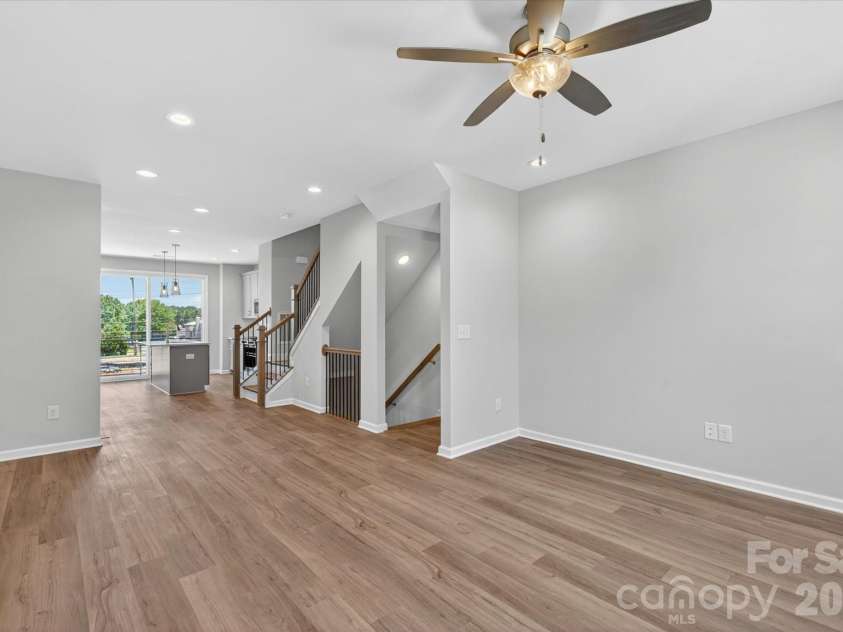 1357 Walter Taylor Way, Charlotte, NC 28206.  MLS# CAR4316356, YatesRealty ID 43623. Living/Dining/Kitchen
