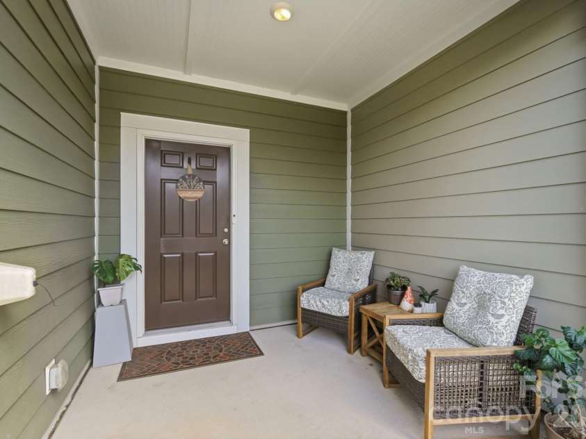 5243 Maynard Hill Drive, Monroe, NC 28110.  MLS# CAR4413326, YatesRealty ID 43634. Front Patio.
