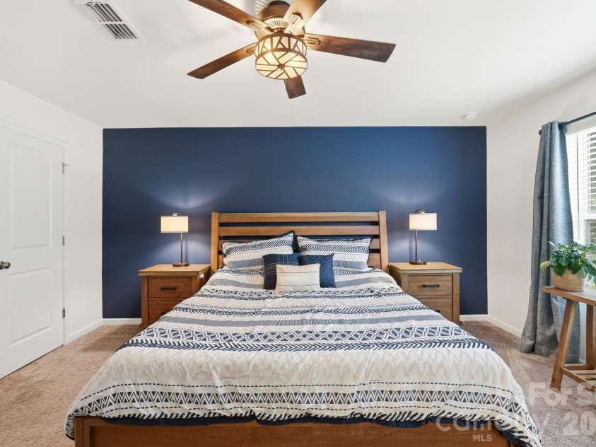 5243 Maynard Hill Drive, Monroe, NC 28110.  MLS# CAR4413326, YatesRealty ID 43634. Primary Bedroom!