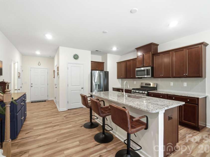 5243 Maynard Hill Drive, Monroe, NC 28110.  MLS# CAR4413326, YatesRealty ID 43634. View from Living area.