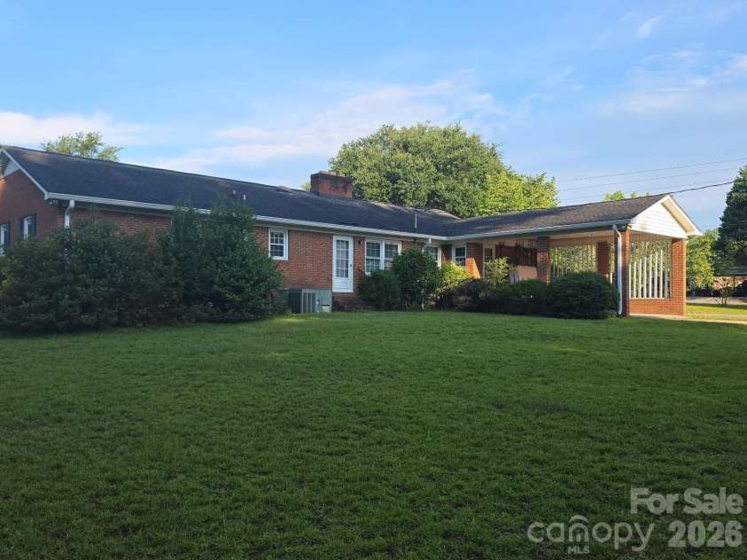 401 Hickory Street, Pageland, SC 29728.  MLS# CAR4408598, YatesRealty ID 43644. Rear view