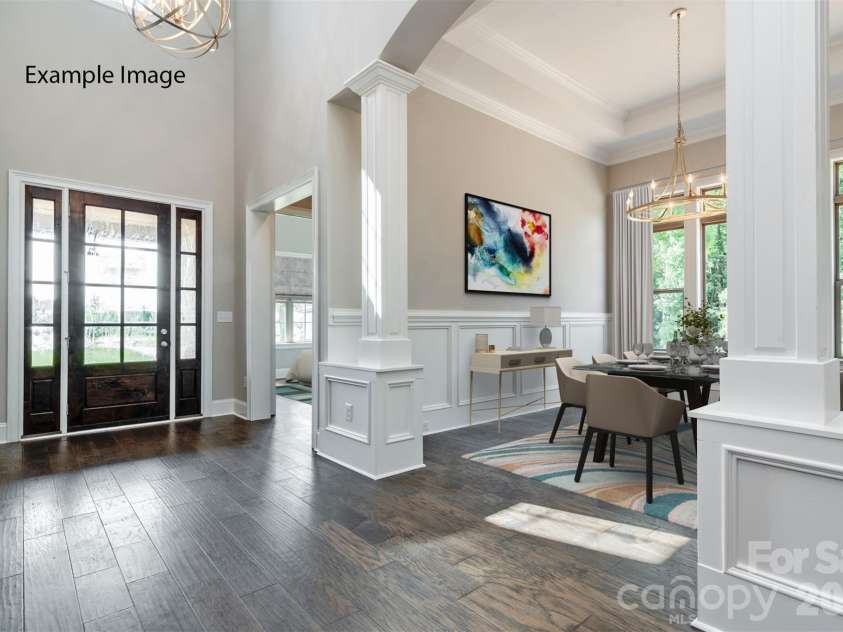 10919 Tyler Brook Lane, Mint Hill, NC 28227.  MLS# CAR4413219, YatesRealty ID 43645. Example Photo - Foyer/Dining Room *Virtually Staged*