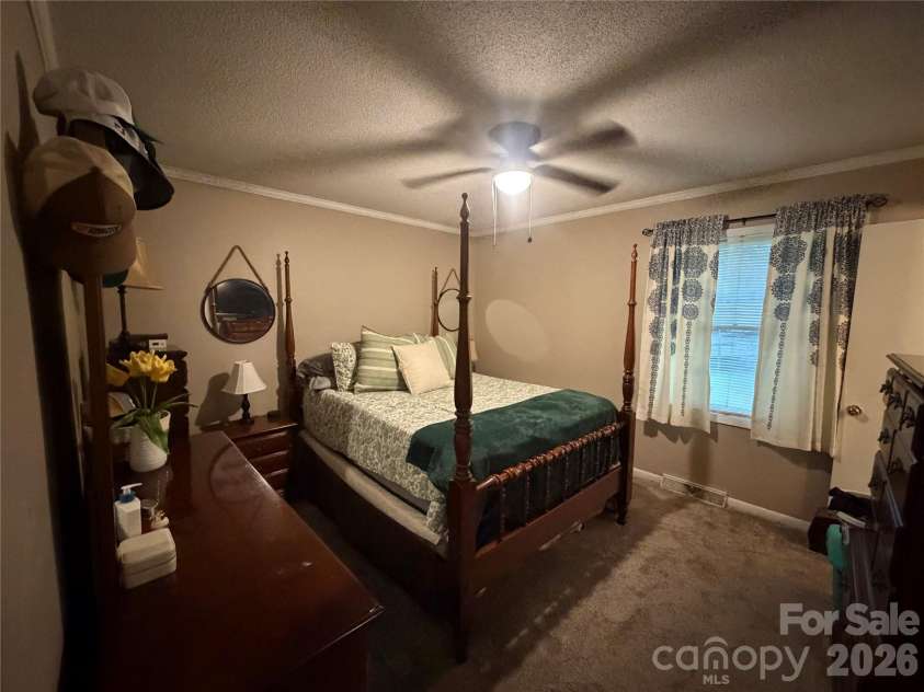 1104 Hillcrest Drive, Cherryville, NC 28021.  MLS# CAR4412505, YatesRealty ID 43647. Master Bedroom