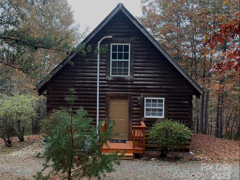 1446 Mcguinn Road, Mill Spring, NC 28756.  MLS# CAR4195239, YatesRealty ID 4367. Back of house