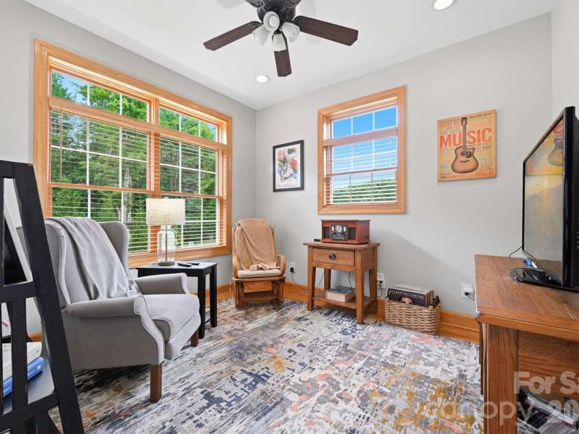 172 Whispering Streams Court, Fleetwood, NC 28626.  MLS# CAR4413390, YatesRealty ID 43678. Main Level Den/Flex Space