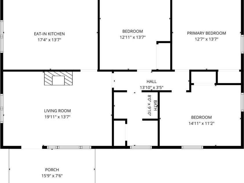3702 Cabin Creek Road, Zirconia, NC 28790.  MLS# CAR4413584, YatesRealty ID 43680. 