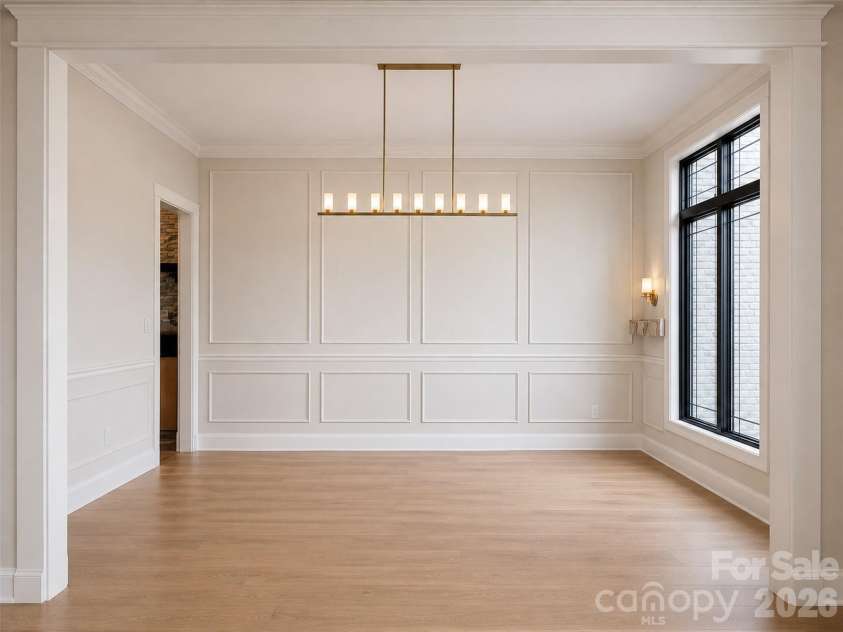 13117 Hamilton Place Drive, Charlotte, NC 28273.  MLS# CAR4412864, YatesRealty ID 43721. Dining Room (AI Finish Render)