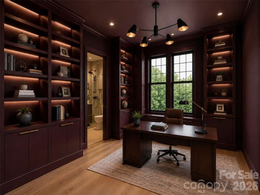 13117 Hamilton Place Drive, Charlotte, NC 28273.  MLS# CAR4412864, YatesRealty ID 43721. Office (AI Finished Rendering)