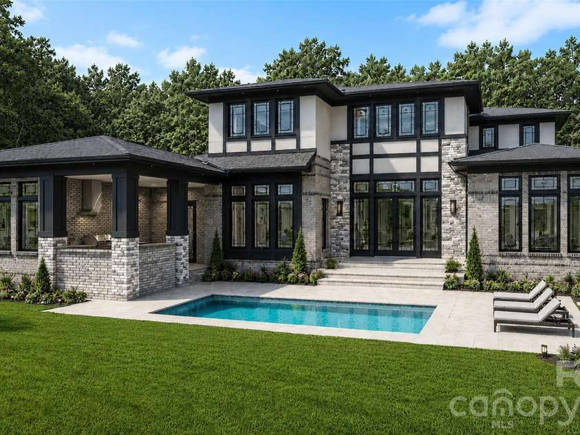 13117 Hamilton Place Drive, Charlotte, NC 28273.  MLS# CAR4412864, YatesRealty ID 43721. Rear Rendering