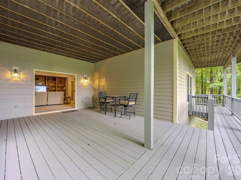 329 Mountain Crest Drive, Hendersonville, NC 28739.  MLS# CAR4384894, YatesRealty ID 43728. Lower Deck