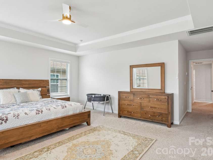 1093 Thoroughbred Drive, Iron Station, NC 28080.  MLS# CAR4413596, YatesRealty ID 43730. Primary Bedroom Upper Level