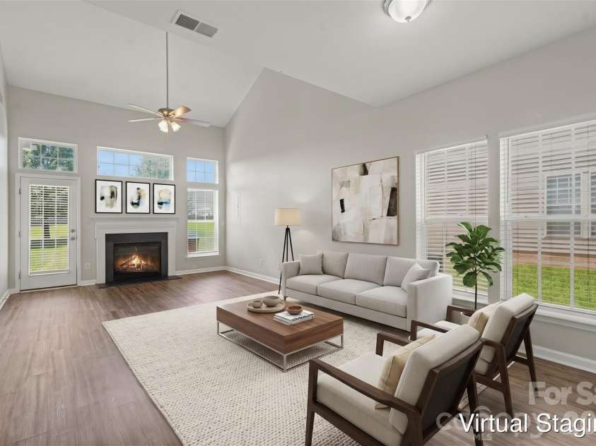 2114 Mondo Lane, Indian Trail, NC 28079.  MLS# CAR4413517, YatesRealty ID 43732. Virtually staged