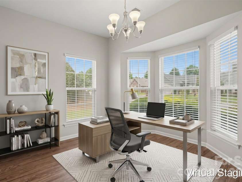 2114 Mondo Lane, Indian Trail, NC 28079.  MLS# CAR4413517, YatesRealty ID 43732. Virtually staged